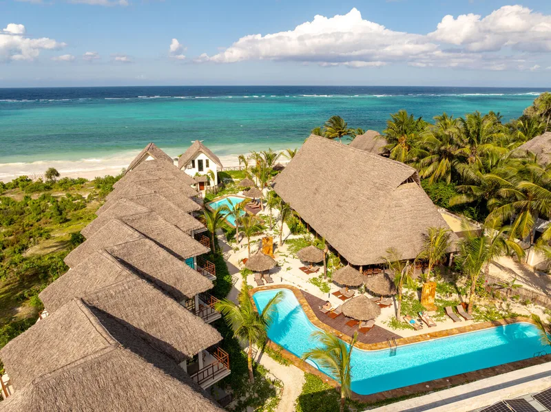 Hotel aerial view